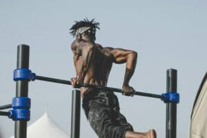 a man working out