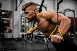 a man working out