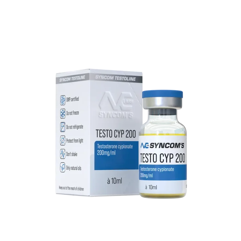 Testo Cyp 200 - Testosterone Cypionate - Syncom Labs UK