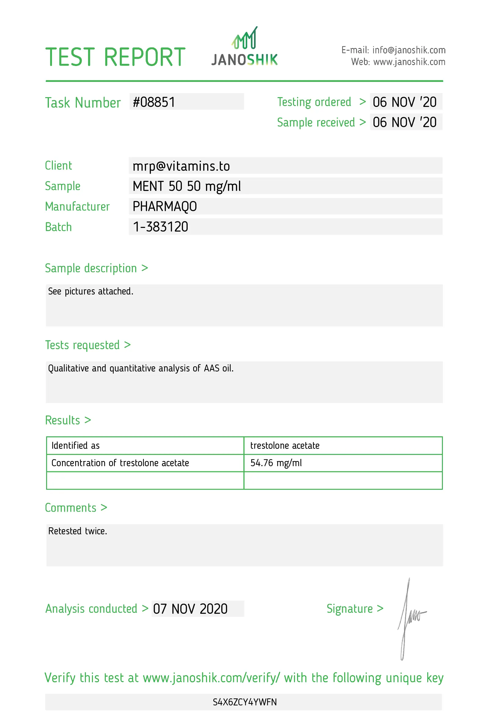 Ment 50 – Pharmaqo Labs