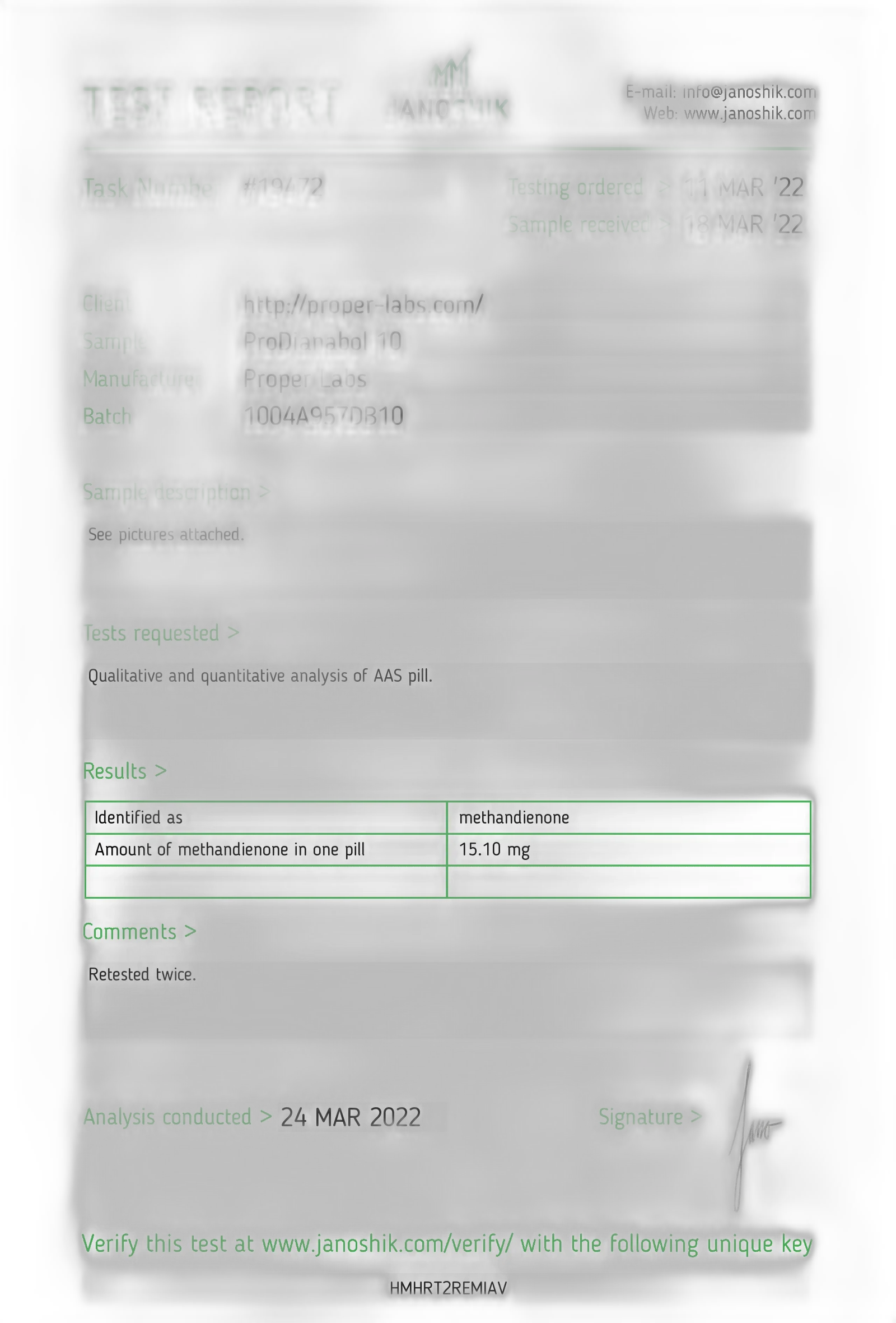 Dianabol – Proper Labs [100tabs/10mg]