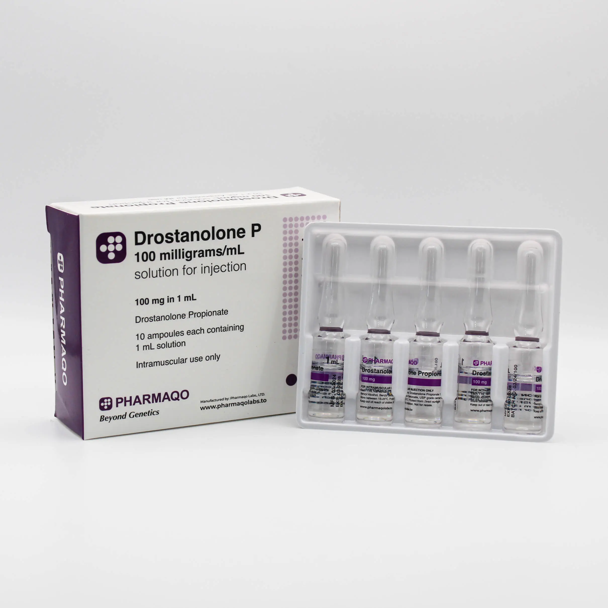 Drostanolone P 100mg – PharmaQo Labs [Amps]