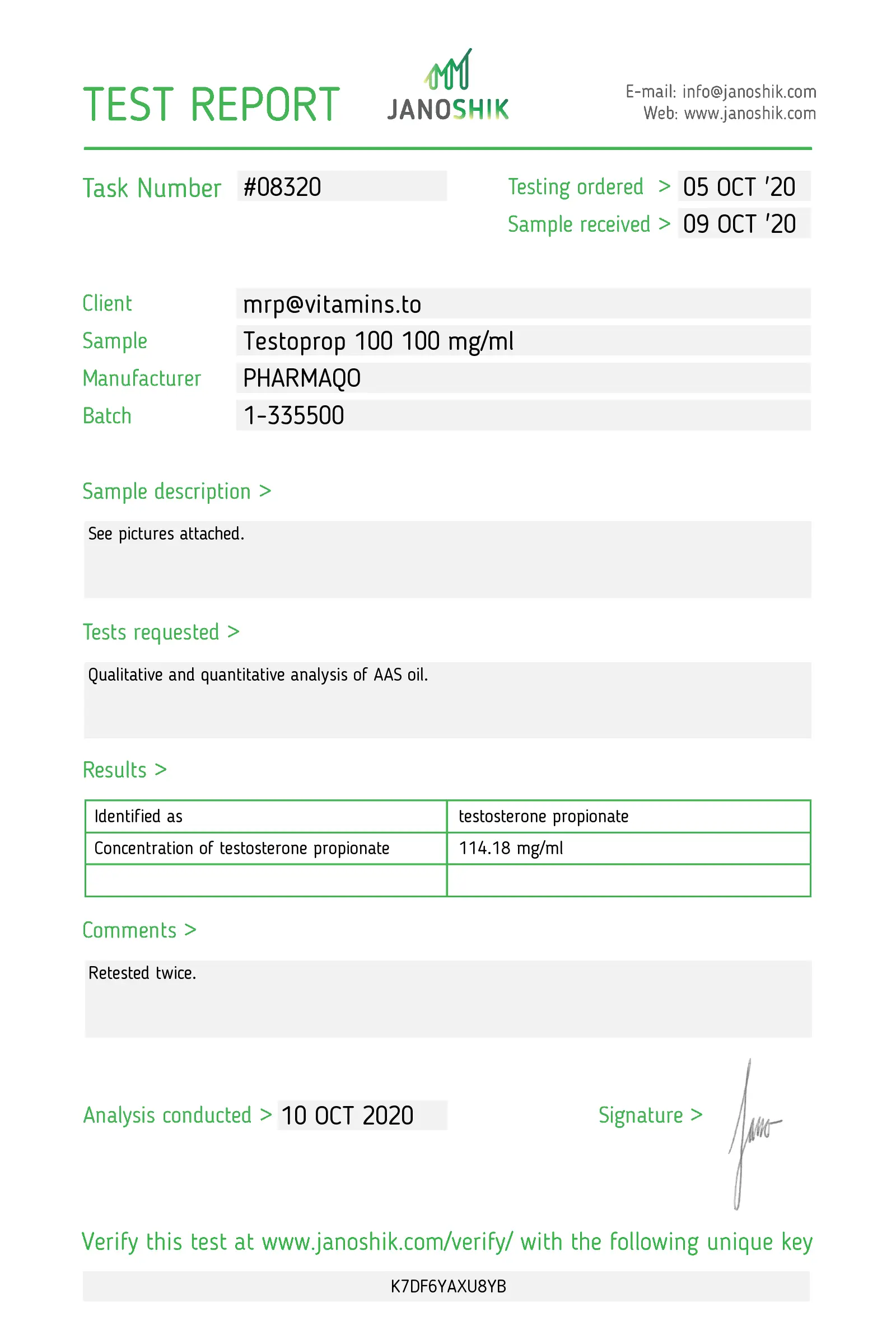 Testosterone-P 100 – Pharmaqo Labs