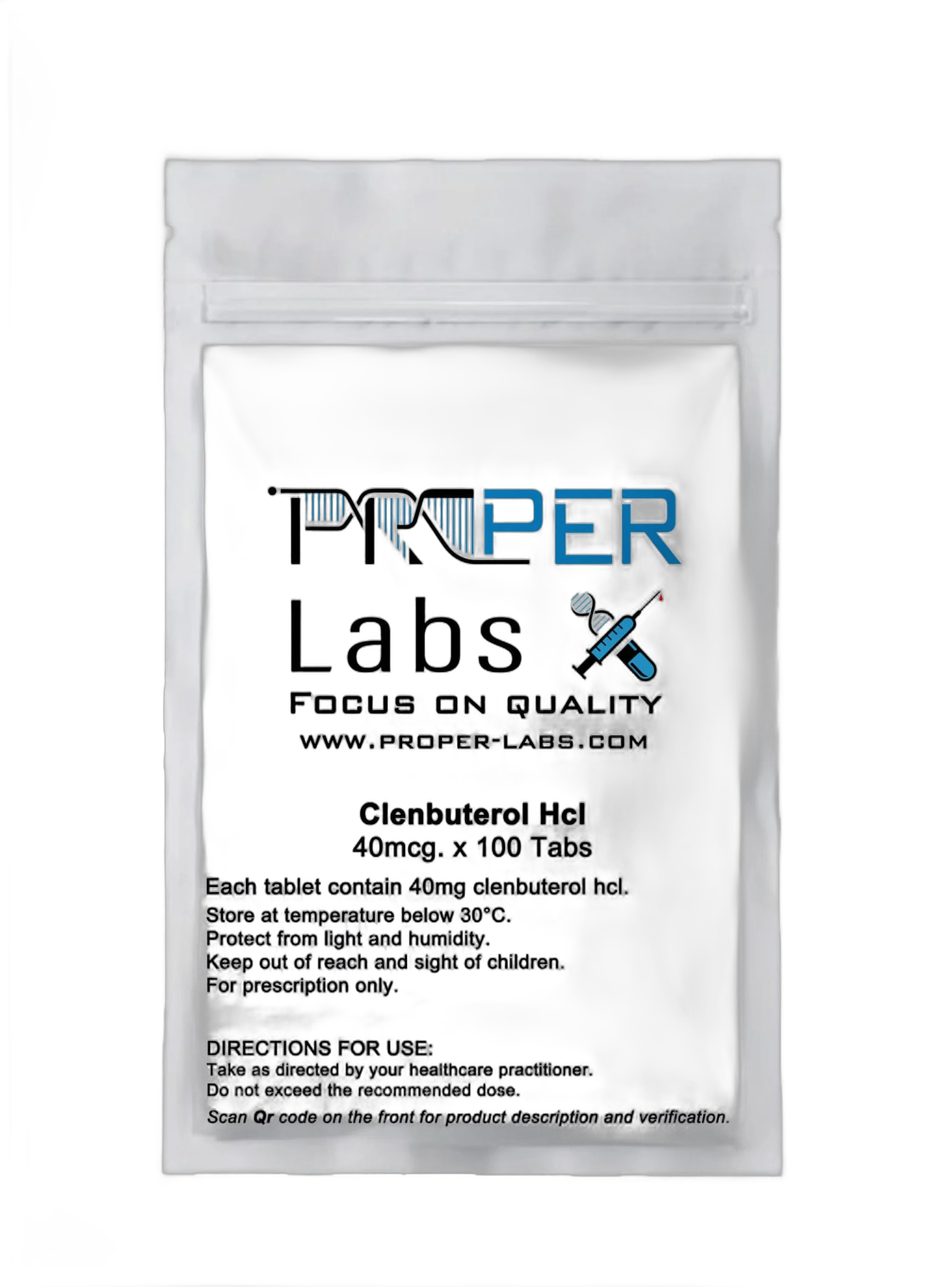 Clenbuterol – Proper Labs [100Tabs/40mcg]