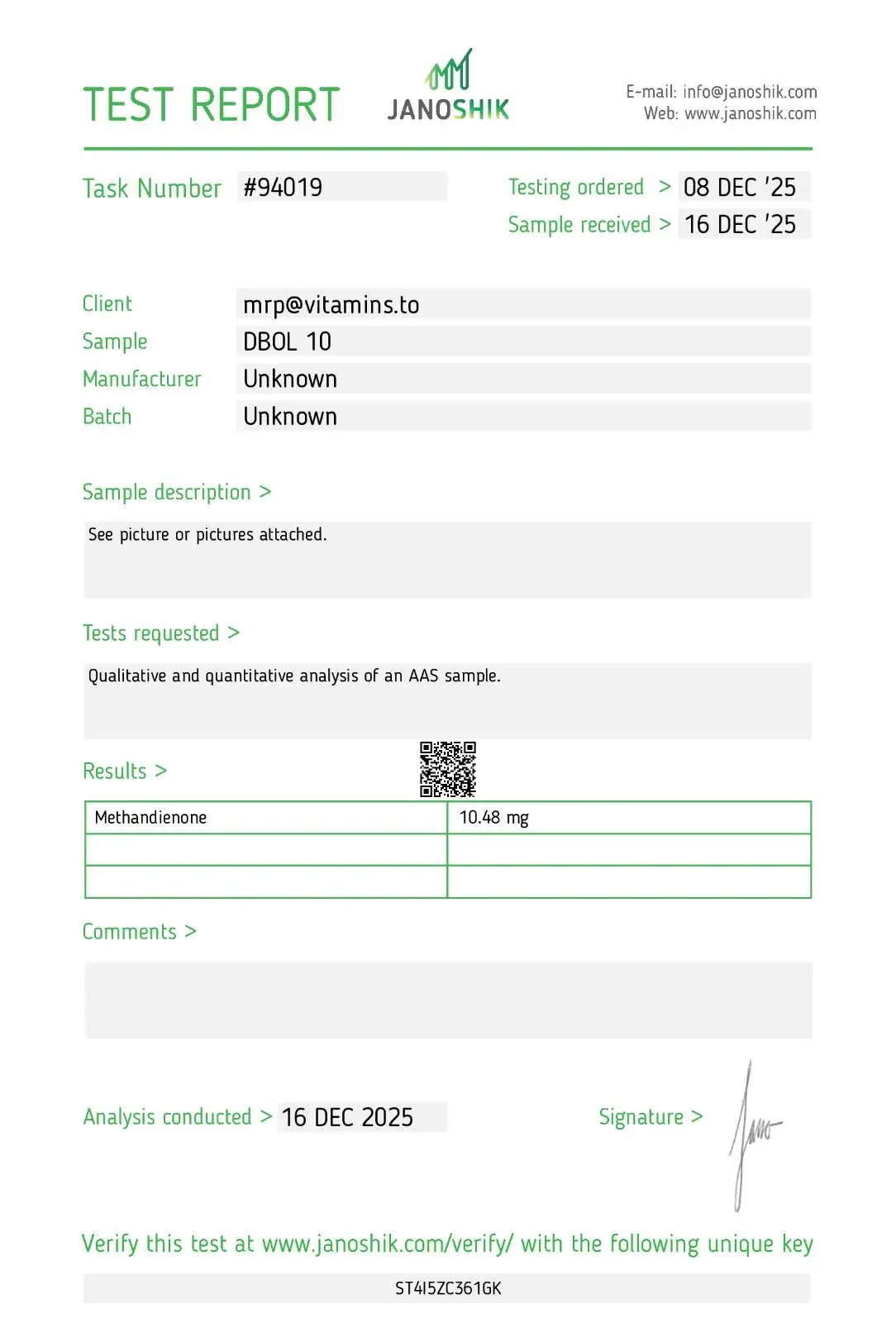 Dianabol – Pharmaqo Labs [100tabs/10mg]
