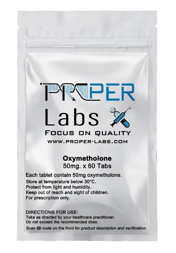 Anadrol – Proper Labs [60tabs/50mg]