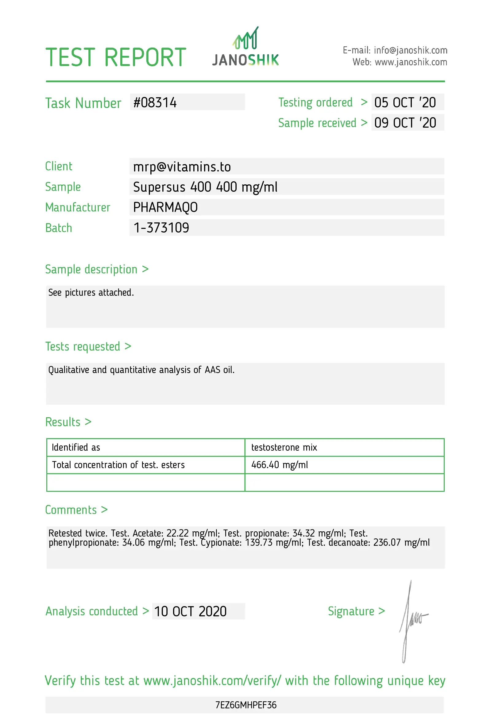 Supersus 400 – Pharmaqo Labs