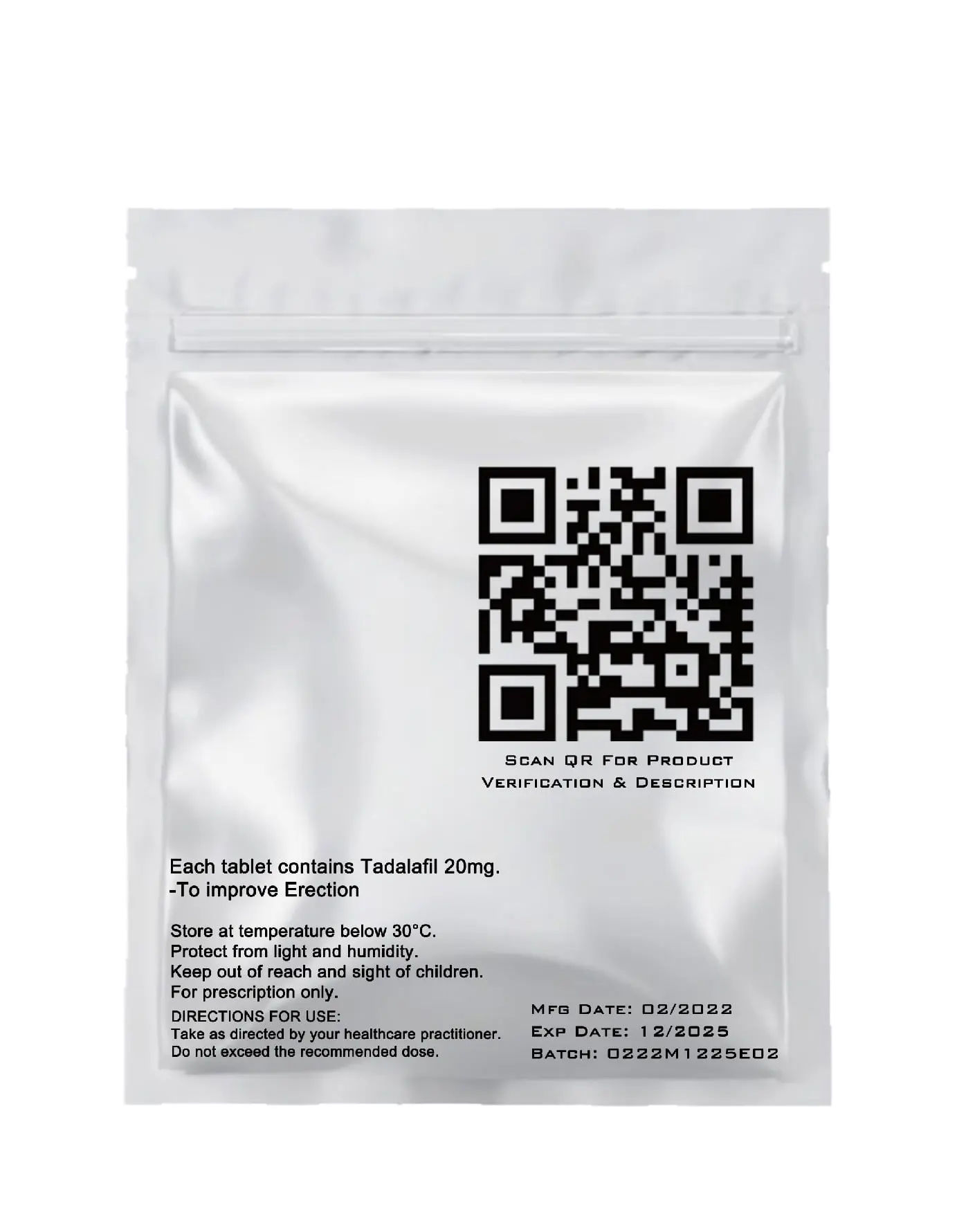 Proper Power Erection (small bag)- Proper Labs [8Tabs/20mg]