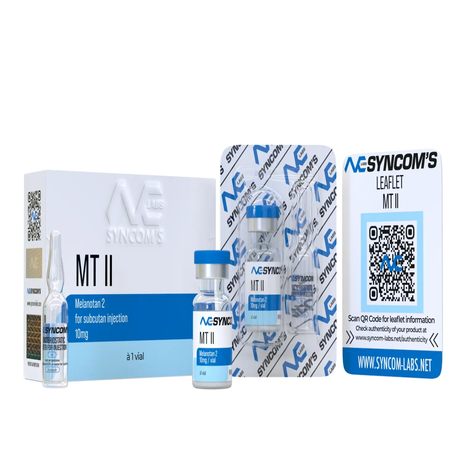 MT II Melanotan2 [10mg vial] | Syncom Labs