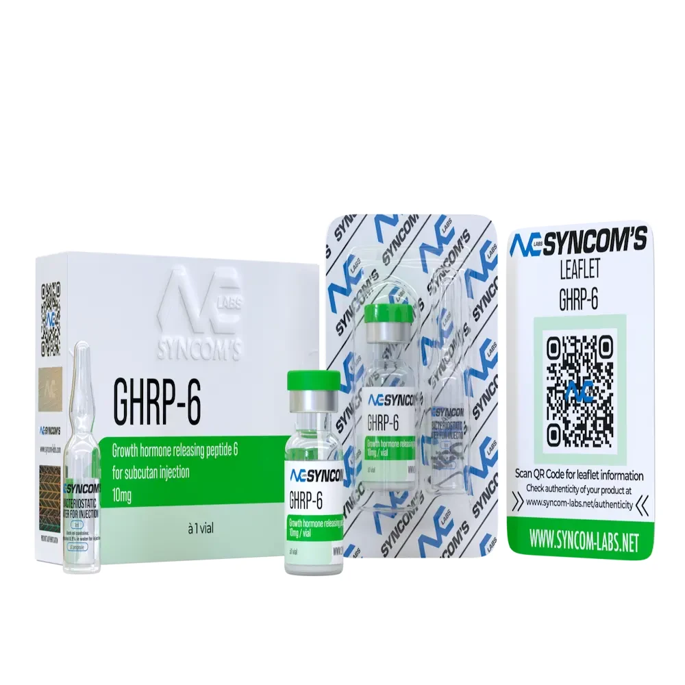 GHRP-6 Peptide [10mg] | Syncom Labs