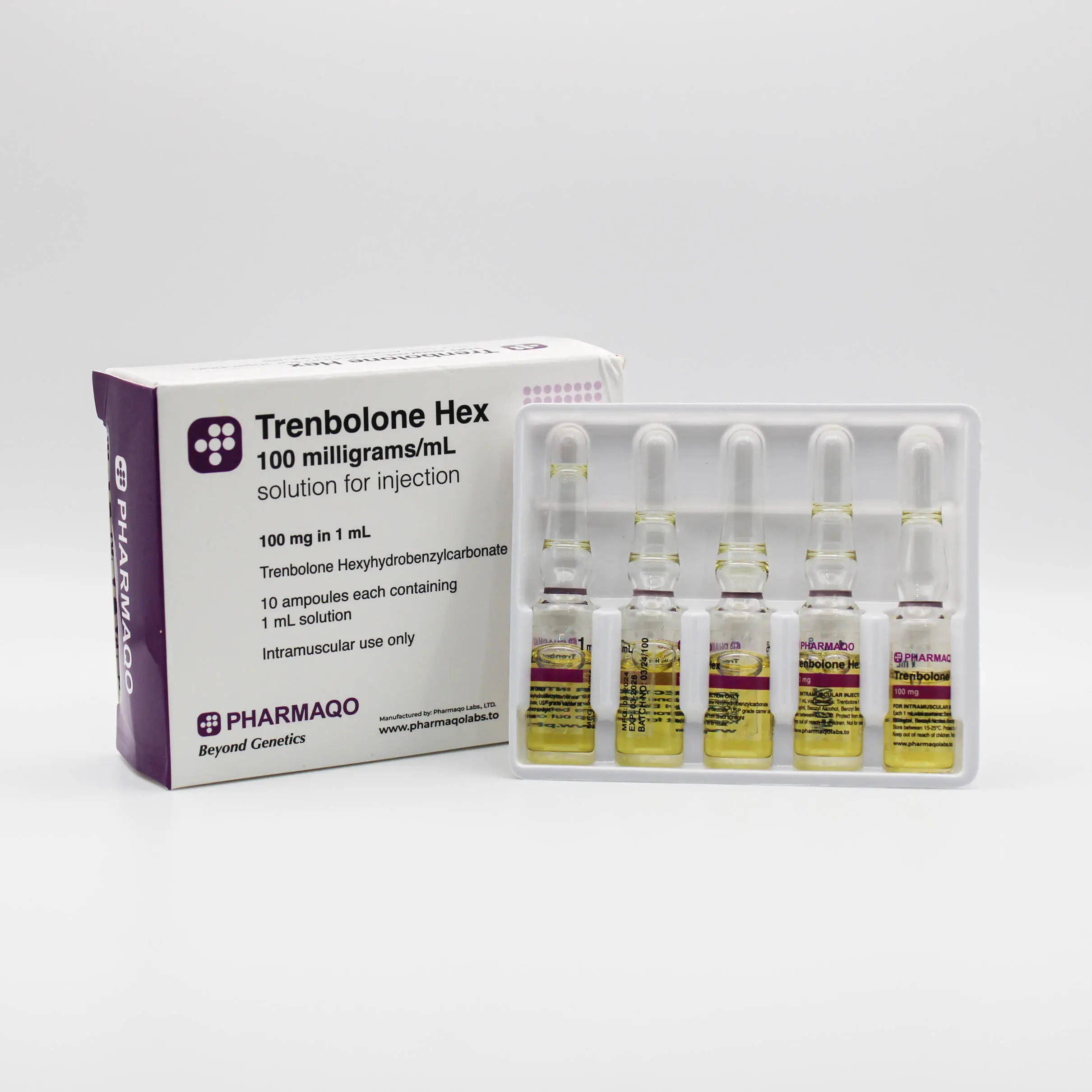 Trenbolone Hex 100mg – PharmaQo Labs [Amps]