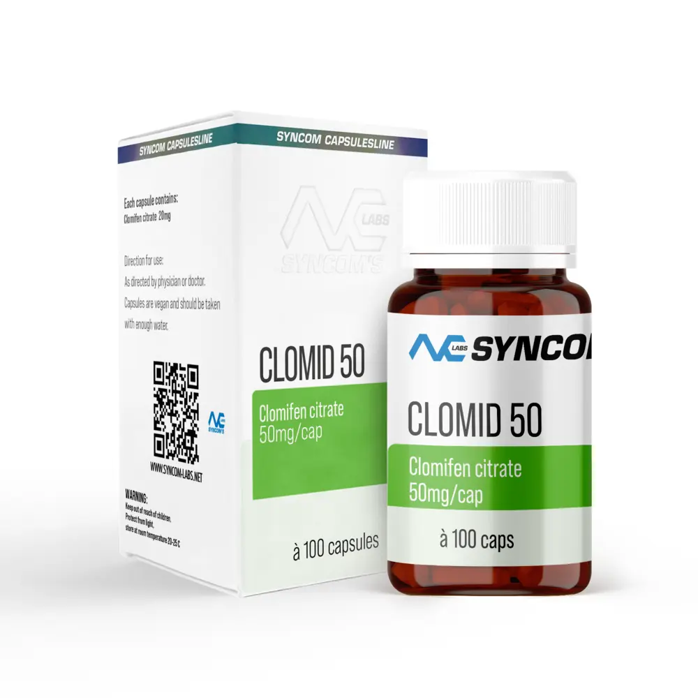 Clomid – Clomifene Citrate [50mg/100caps] | Syncom Labs